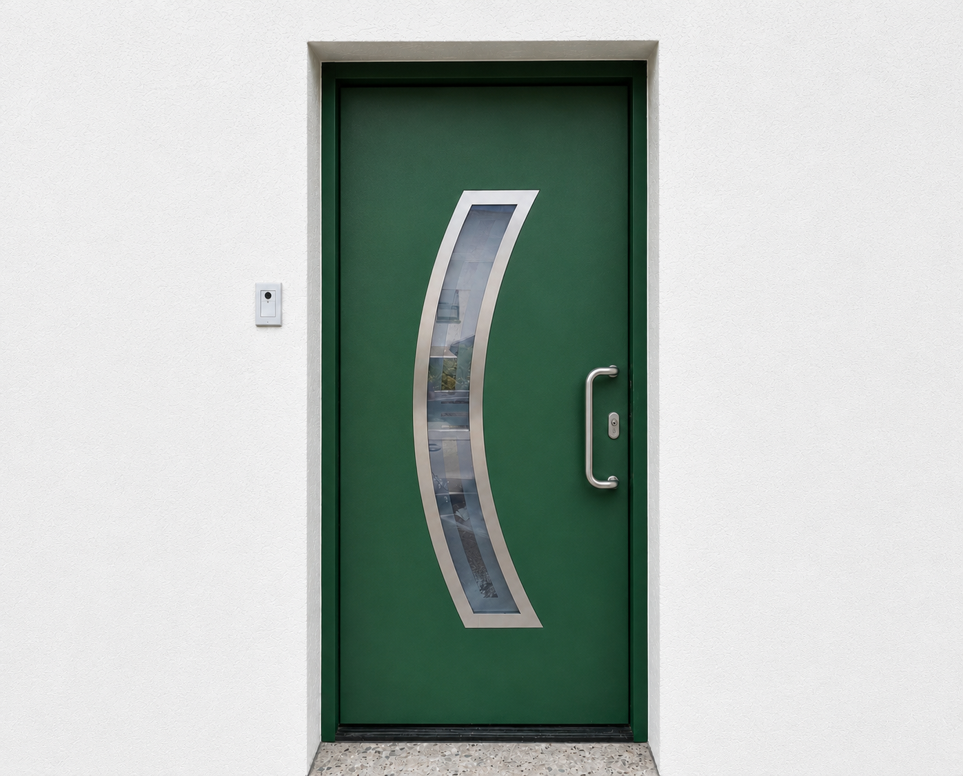 Eingangstuer vor der Folierung Folien Solution