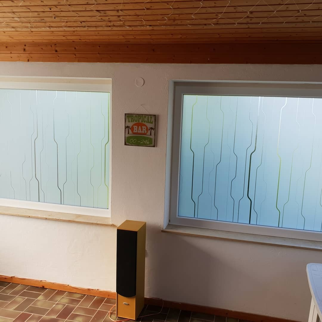 Fensterfolierung fuer Sichtschutz